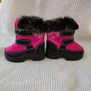 Storm Kidz cold weather kids snow boots girl size 6